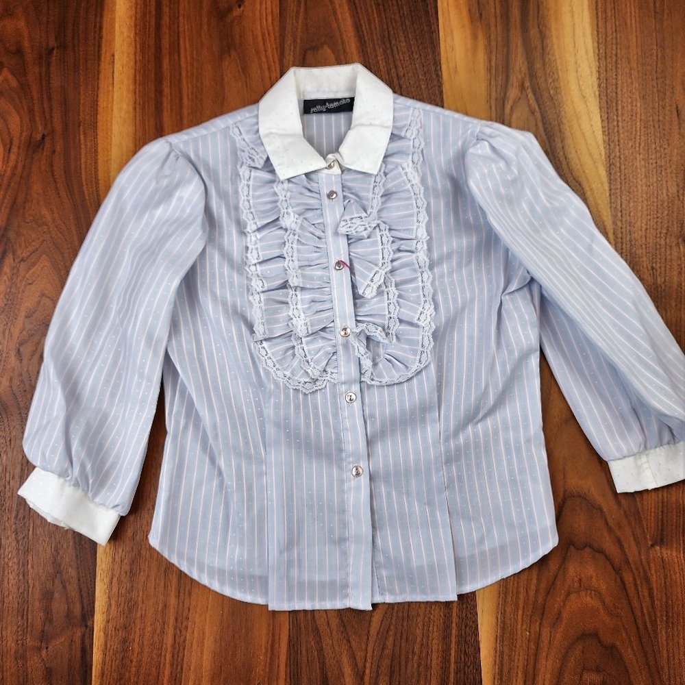 1980s Sally-Tomato Blouse